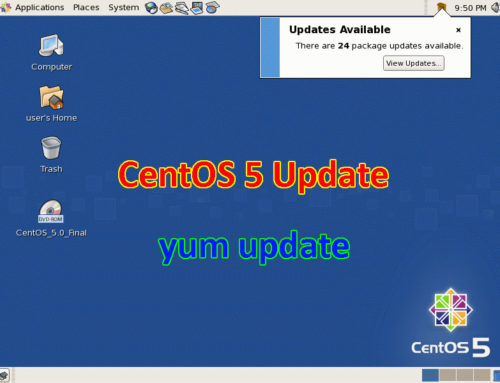 CentOS 5 – How to setup update