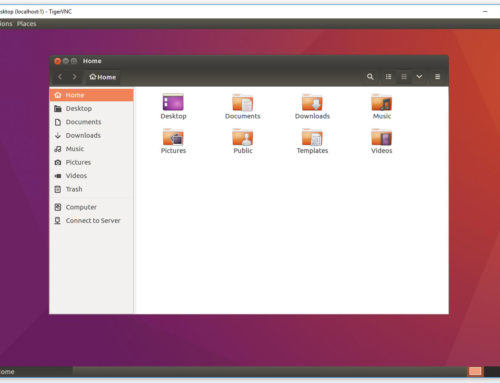 Linux Server in Graphical Mode – Ubuntu